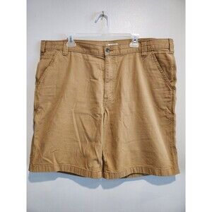 Carhartt Rugged Flex Relaxed Fit Canvas Work Shorts Tan Size 42